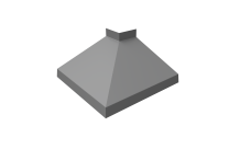 Угол отлива внешний 100 0,45 PE с пленкой RAL 9006 бело-алюминиевый