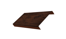 Ламель обратная 150 забора жалюзи Texas 0,45 Print Elite Cherry Wood TwinColor