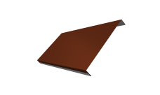 Ламель обратная 200 забора жалюзи Texas Grand Line 0,5 Satin RAL 3009 оксидно-красный