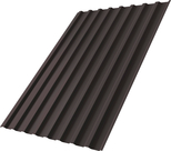 Профнастил С20B Grand Line 0,5 Rooftop Бархат RR 32 темно-коричневый