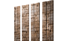 Штакетник Твин с прямым резом Grand Line 0,45 Принт Элит Sand Stone Твин с прямым резом Grand LineColor