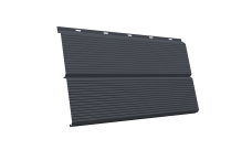 ЭкоБрус 0,345 Gofr Grand Line 0,5 Satin RAL 7024 мокрый асфальт