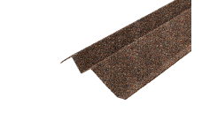 Комплект Планка карнизная малая для композитной черепицы Grand Line Barcelona new/Roman брауни (1,25м) (10 штук)