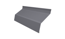 Ламель забора жалюзи Milan new gofr 0,45 PE с пленкой RAL 7004 сигнальный серый