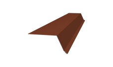 Планка капельник 100х55 Grand Line 0,5 Сатин матовый RAL 8004 терракота (2м)