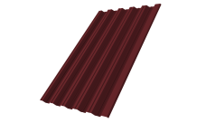 Профнастил НС35R Grand Line 0,45 Drap RAL 3005 красное вино