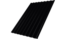 Профнастил С20R Grand Line 0,45 ПЭ двухсторонний RAL 9005 черный