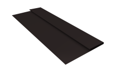 Планка стартовая Блок-Хаус новый Grand Line 0,5 Velur RAL 9005 черный (2м)