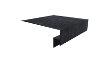 Планка околооконная сложная Блок-Хаус новый 200х50х27 Grand Line 0,45 Принт Премиум Серое дерево TwinColor (3м)