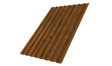 Профнастил С20B Grand Line 0,45 Print-Double Elite Golden Wood