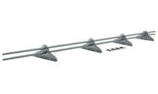 Снегозадержатель NEW трубчатый Grand Line RAL 7004 3м