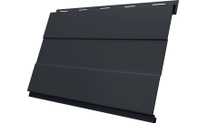 Вертикаль проф Grand Line 0,5 Velur с пленкой RAL 7024 мокрый асфальт