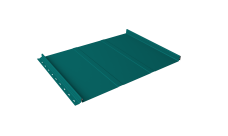 Кликфальц Line Grand Line 0,45 PE с пленкой на замках RAL 5021 водная синь