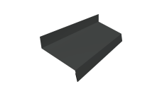 Отлив простой 50 0,45 PE-Double с пленкой RAL 7016 антрацитово-серый (2м)