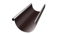 Желоб полукруглый Grand Line ПЭ 150мм 3м RAL 8017 шоколад