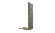 Планка приемная оконная Grand Line 0,45 Print Elite Nordic Wood TwinColor (2м)