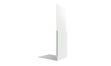 Планка приемная оконная Grand Line 0,5 Satin с пленкой RAL 9003 сигнальный белый (2м)