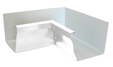 Угол желоба внутренний Vortex 90гр 127мм RAL 9003