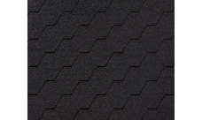 Черепица гибкая RoofShield Фемили Эко Лайт Стандарт графитно-черный