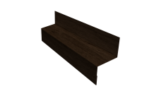 Отлив межэтажный 35 Grand Line 0,45 Print-Double Premium Antique Wood (3м)