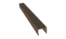 Планка П-образная заборная 24 0,45 Print Elite Nordic Wood TwinColor (3м)