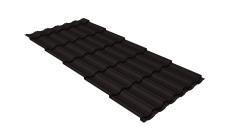 Профиль волновой "Квинта Юг" 0,45 Drap TR RAL 9005 черный