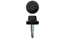 Саморез по металлу Daxmer 4,8х19 (400шт) сверло №2 RAL 7024