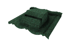 Вентилятор кровельный для композитной черепицы Metrotile RV75 MetroClassic зеленый