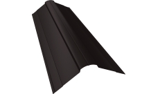 Планка конька фигурного 100х100 Grand Line 0,45 Drap ТХ RR 32 темно-коричневый (3м)