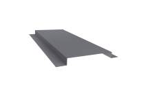 Планка кожуха сегментного 150 0,45 PE с пленкой RAL 7004 сигнальный серый (1м)