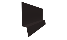 Планка начальная фальц Grand Line 0,45 PE с пленкой RAL 9005 черный (2м)