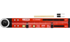 Уровень-угломер Зубр Мастер складной, 2 ампулы (1 поворотная), точность 1мм/м, 500мм (34740)