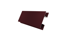 Планка H-образная стыковочная сложная 0,45 Drap TX RAL 3005 красное вино (2м)