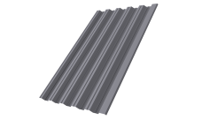 Профнастил НС35R Grand Line 0,5 PE RAL 7004 сигнальный серый