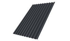 Профнастил С21R Grand Line 0,45 Drap TwinColor RAL 7024 мокрый асфальт