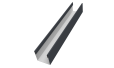 Стойка жалюзи Milan Slim 0,5 PurPro Matt 275 RAL 7024 мокрый асфальт (3м)