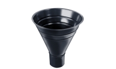 Воронка водосборная большая Grand Line PU 250/90 мм RAL 7024 мокрый асфальт