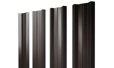 Штакетник М-образный A с прямым резом 0,45 Print Elite Coffee Wood TwinColor