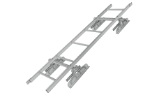 Лестница кровельная под фальц RAL 9006 (1,92м)