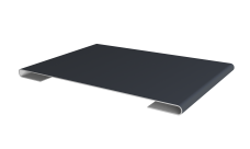 Планка стыковочная 0,5 Satin Matt TX RAL 7024 мокрый асфальт (2м)