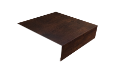 Планка лобовая/околооконная простая 190х50 Grand Line 0,45 Print Premium Cherry Wood Dark FTC (2м)