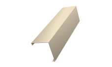 Декоративная накладка на столб универсальная угловая 62х55 для забора жалюзи 0,45 Print Elite Milky Wood TwinColor (1,8м)