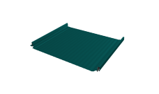 Кликфальц Pro Gofr Grand Line 0,45 PE с пленкой на замках RAL 5021 водная синь