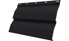 Корабельная доска 0,265 Grand Line 0,45 Drap-double TX с пленкой RAL 9005 черный