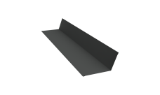 Планка примыкания 90х140 0,45 PE с пленкой RAL 7016 антрацитово-серый (2м)