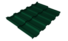 Профиль волновой "Квинта Уно" ("Kvinta Uno") 0,45 PE RAL 6005 зеленый мох