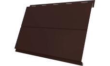 Вертикаль line Grand Line 0,45 ПЭ с пленкой RAL 8017 шоколад