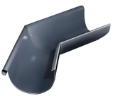 Угол желоба внешний Grand Line ПУ 135гр 125мм RAL 7024 мокрый асфальт