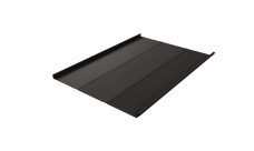 Фальц двойной стоячий Line Grand Line 0,5 Velur X с пленкой на замках RR 32 темно-коричневый