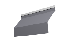 Ламель забора жалюзи Milan new Grand Line 0,45 Drap TX с пленкой RAL 7004 сигнальный серый